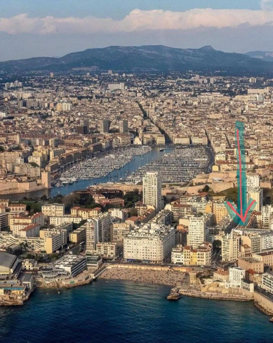Pasteur - Bel Appartement Familial Pharo -Plage Des Catalans Marseille Bagian luar foto